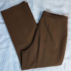 Vintage Bleyle for Hippen Brown High-Waist Pants Made in West Germany Size 16